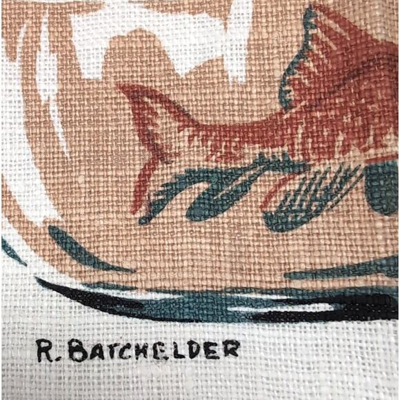 VTG Kay Dee Linen Kitchen Tea Towel Cats Kitten Breeds R. Batchelder Signed NWT - Picture 3 of 15